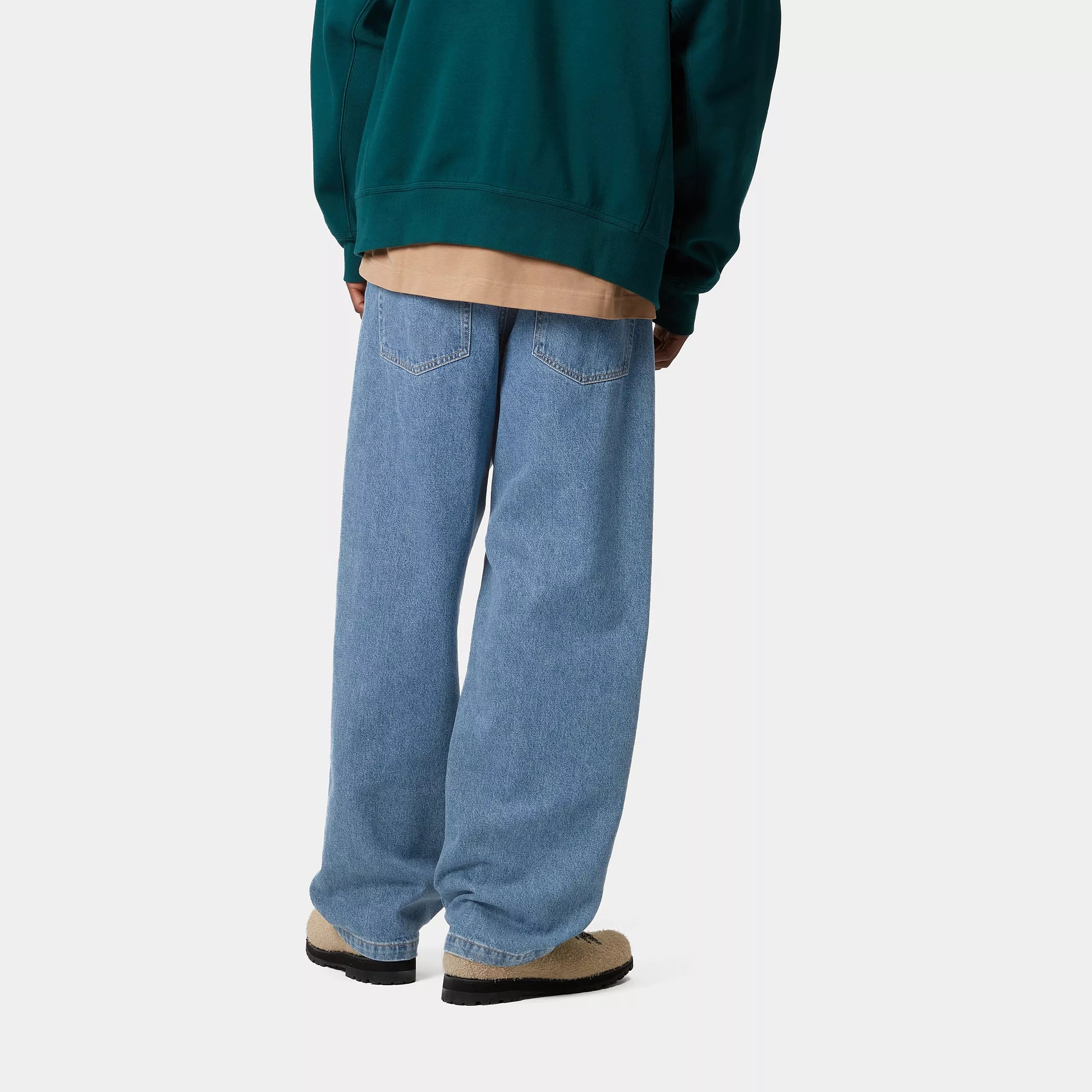 Carhartt Landon Pants - Blue Heavy Stone Wash - Stencil
