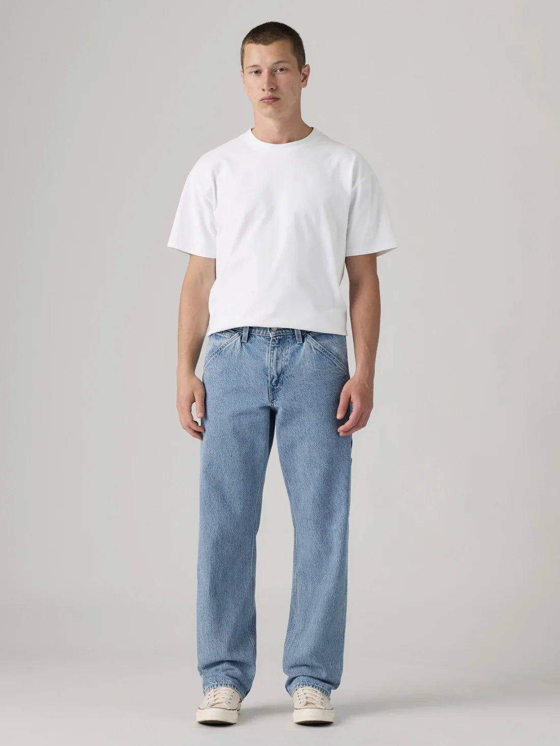 Levi's Men's 555 Relaxed Straight Carpenter Pant - Put in Work - Stencil