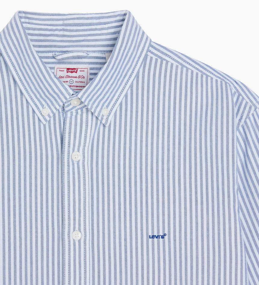 Levi's Authentic Button Down - Waylon Stripe True Blue - Stencil