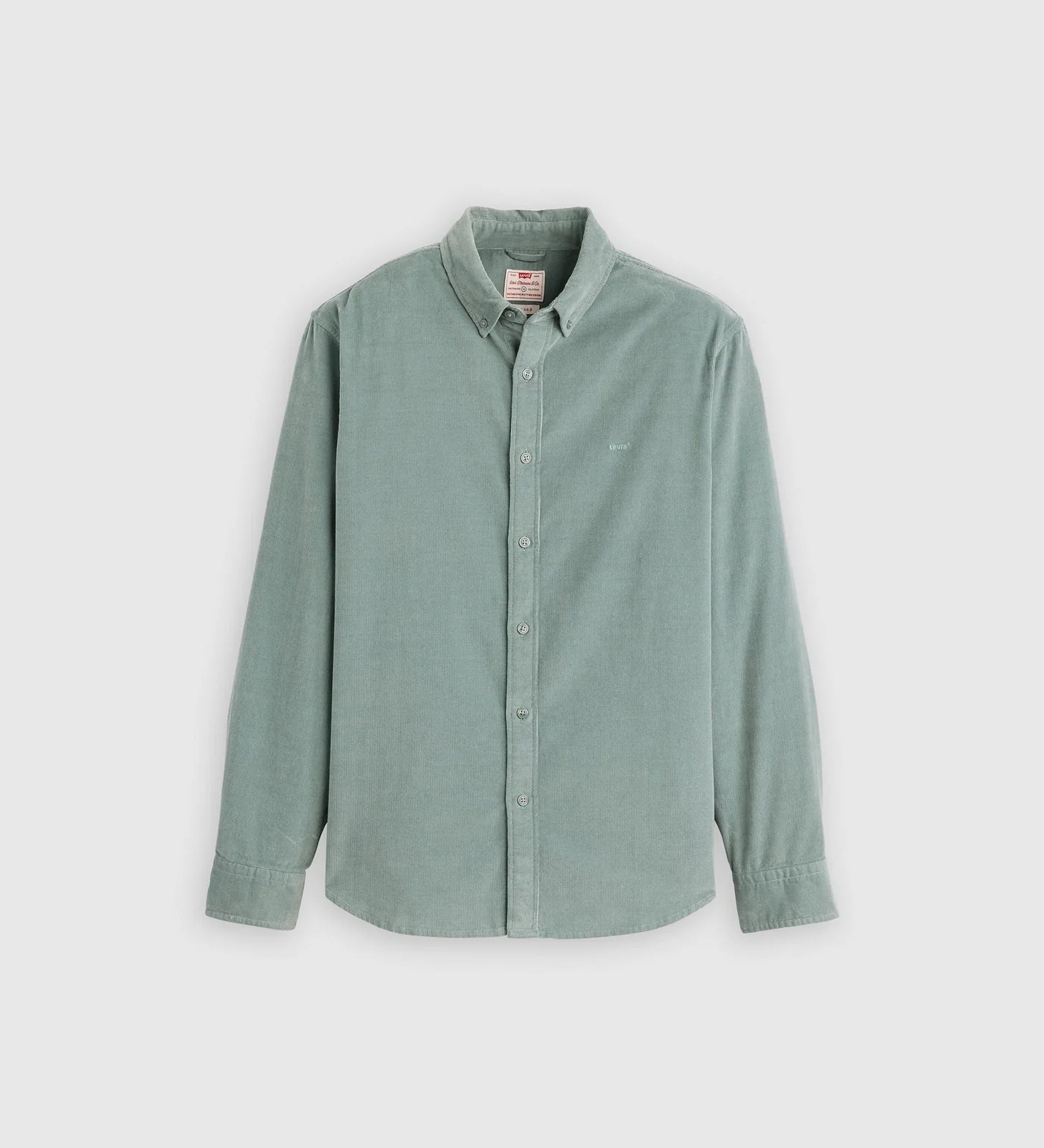 Levi's Men's Authentic Button Up Shirt - Stormy Sea Corduroy - Stencil