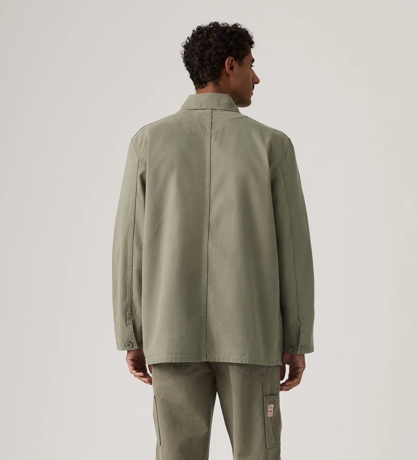 Levi's Men's Berkley Chore Coat - Dried Oregano Ltwt Canvas - Stencil