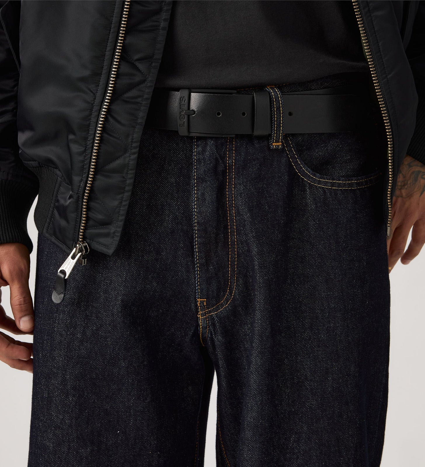 Levi's Men's Duncan Belt - Caviar
