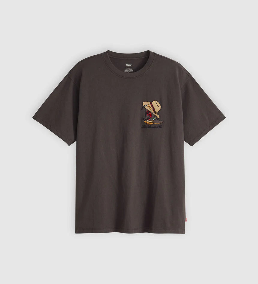 Levi's Men's Graphic Vintage Fit T-Shirt - Boots & Hat Phantom