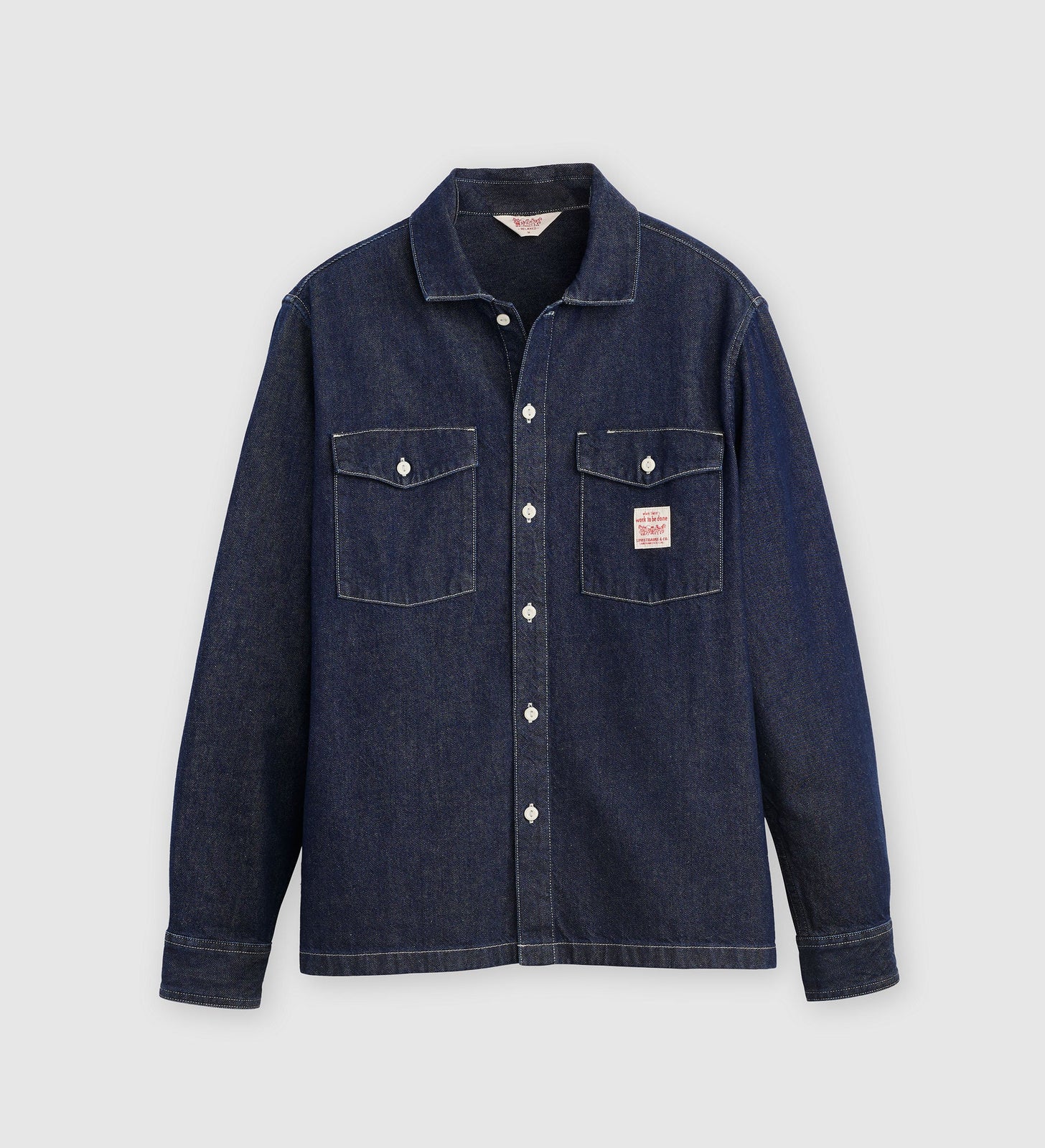 Levi's Men's Long-Sleeve Worker Shirt - Rinse Work Repeat - Stencil