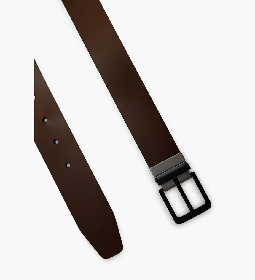 Levi's Men's Louis Reversible Belt -Black/Brown