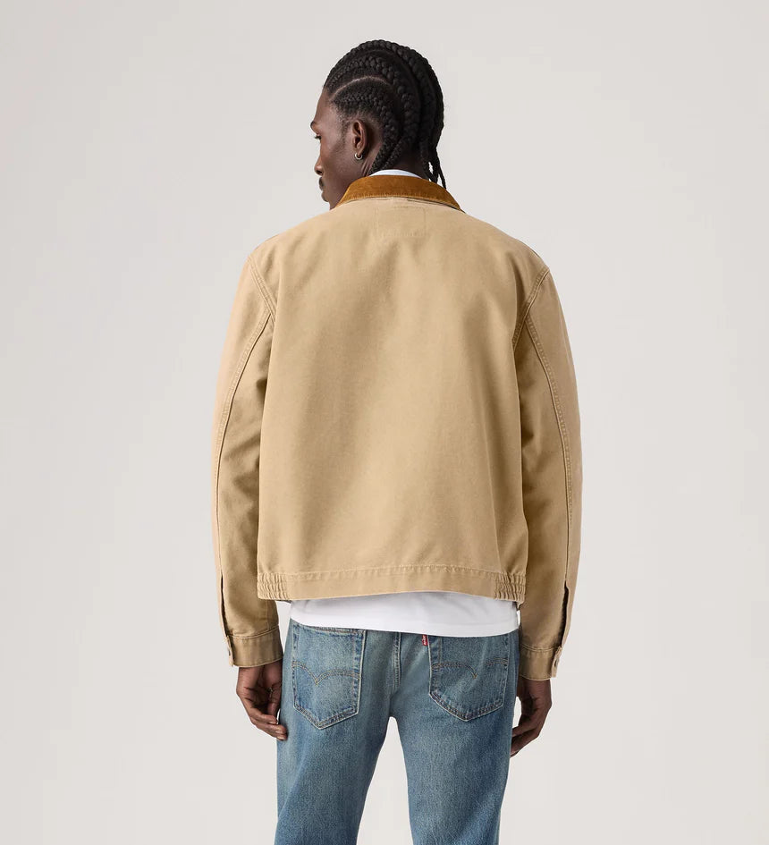 Levis Men's Castro Full Zip Jacket - Tigers Eye - Stencil