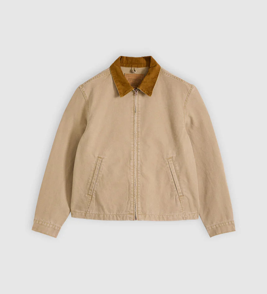 Levis Men's Castro Full Zip Jacket - Tigers Eye - Stencil