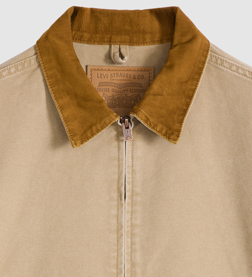 Levis Men's Castro Full Zip Jacket - Tigers Eye - Stencil