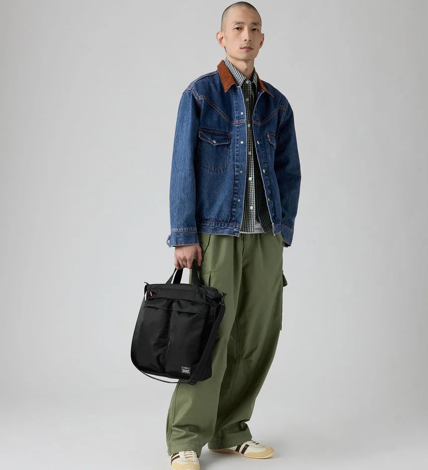 Levi's Mission Bay Tote - Caviar - Stencil