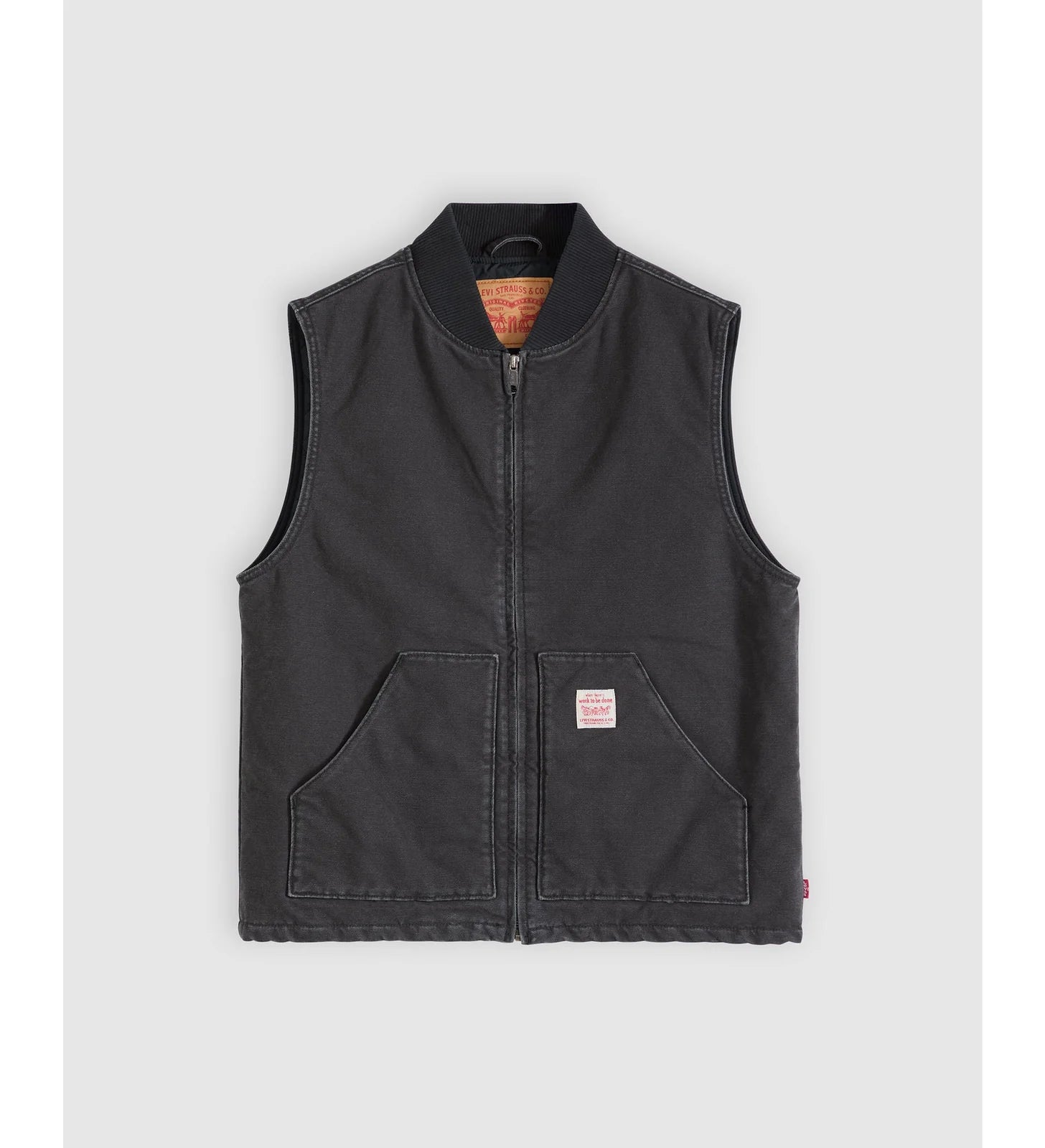 Levi's Men's Sansome Vest - Meteorite - Stencil
