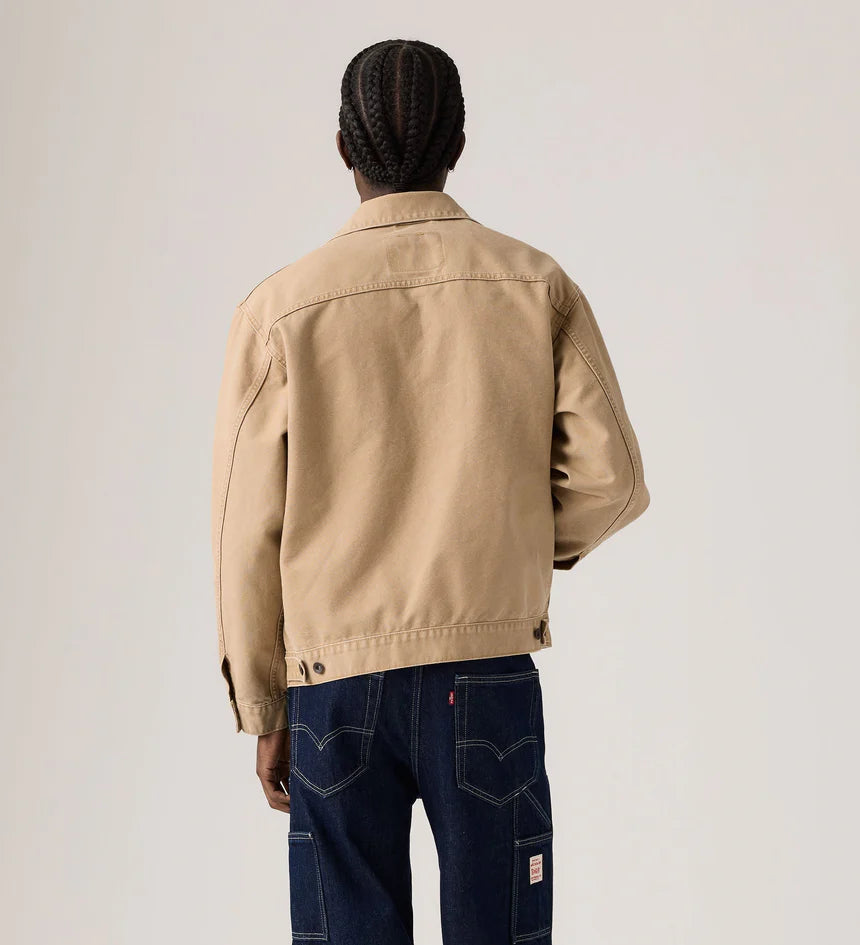 Levis Men's Sunrise trucker Jacket - Tigers Eye - Stencil