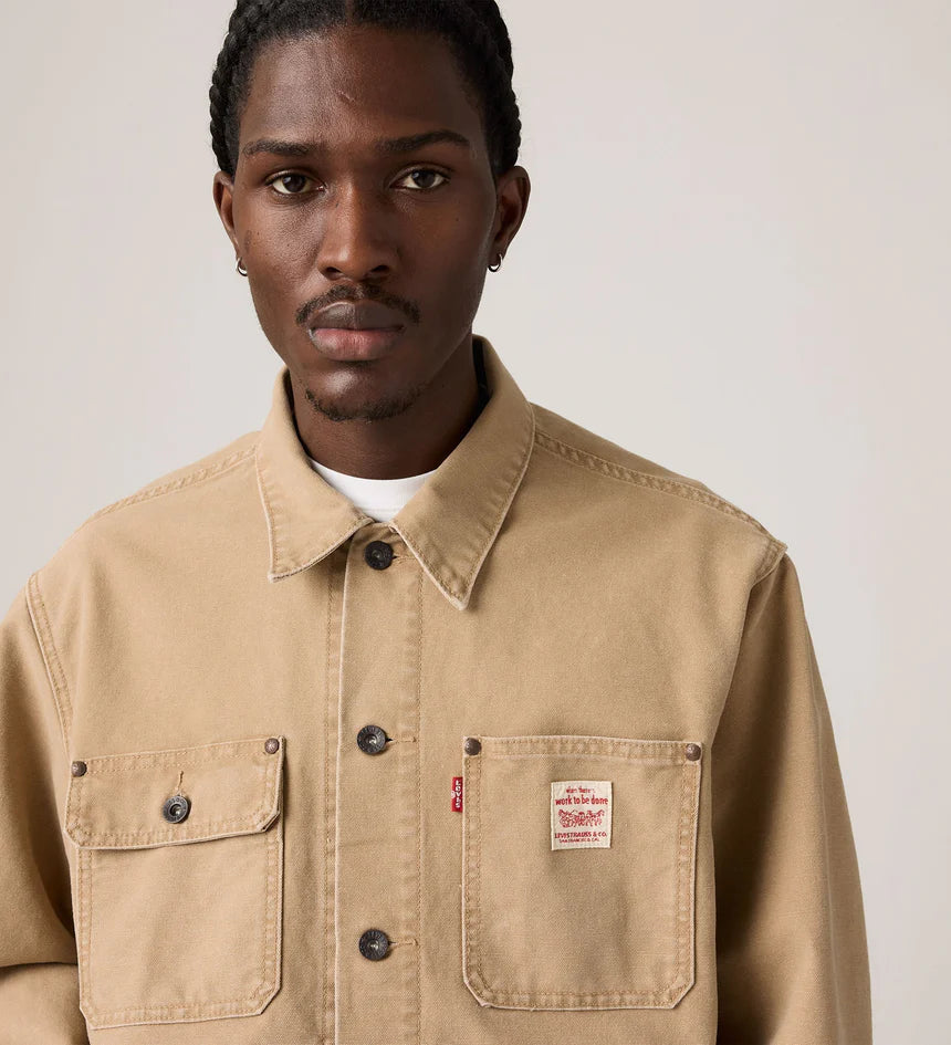 Levis Men's Sunrise trucker Jacket - Tigers Eye - Stencil