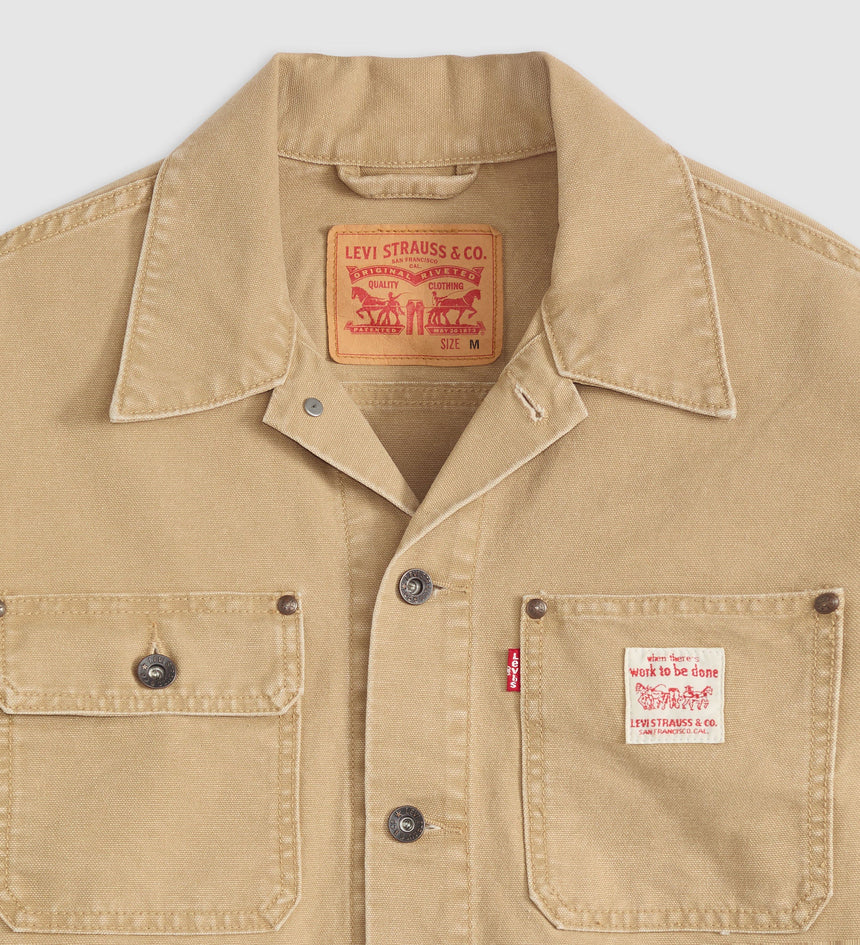 Levis Men's Sunrise trucker Jacket - Tigers Eye - Stencil