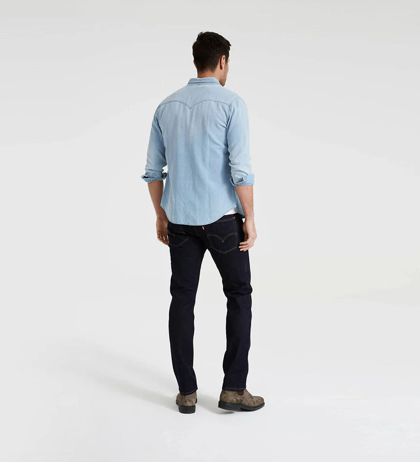 Levis 511 Workwear Slim Fit Jean Indigo Rinse - Stencil
