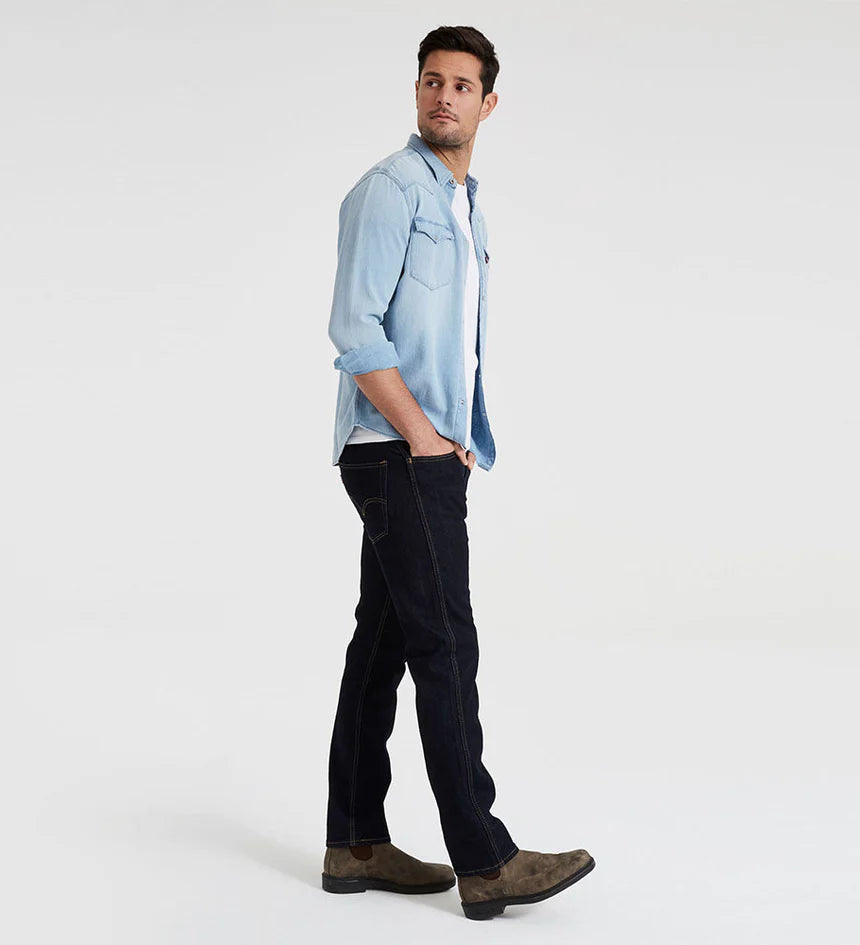 Levis 511 Workwear Slim Fit Jean Indigo Rinse - Stencil