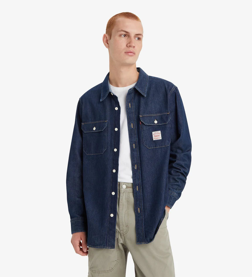 Levi's Men's Workwear Classic Worker Shirt - Rockledge Rinse