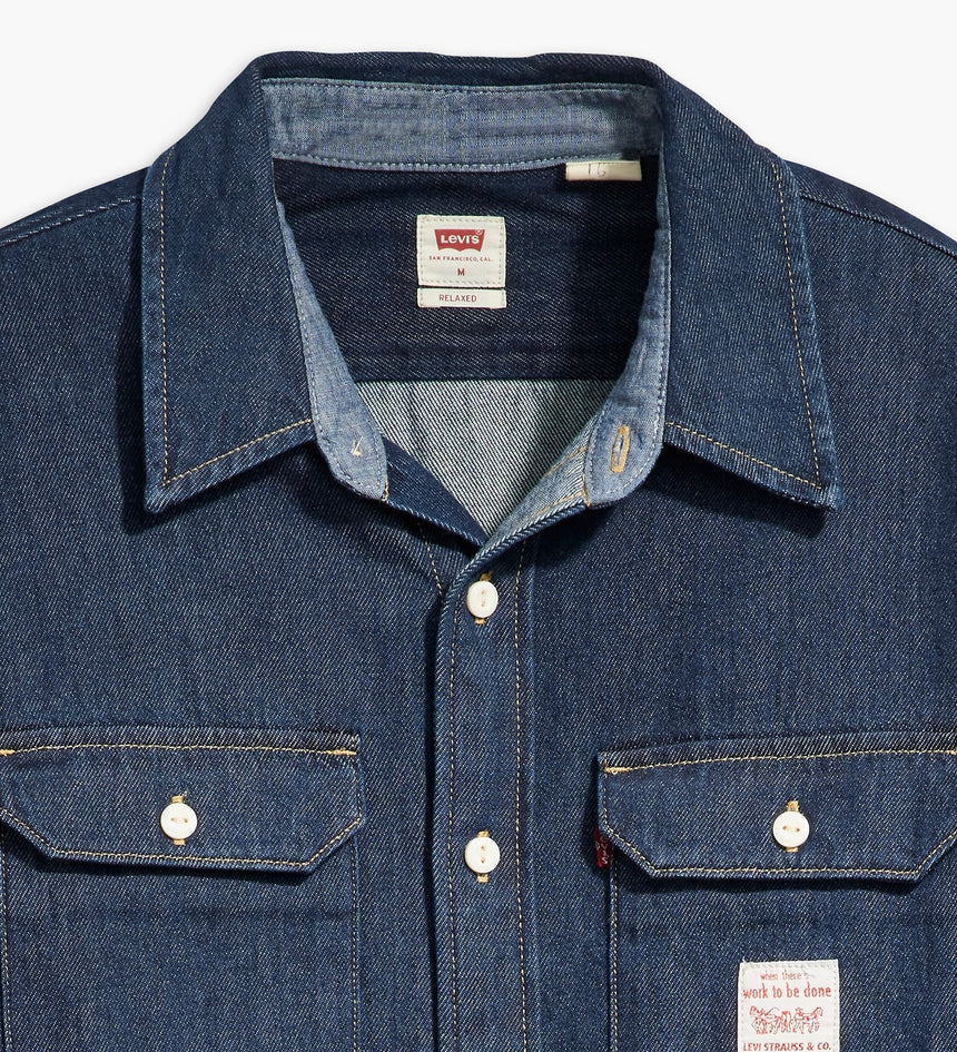 Levi's Men's Workwear Classic Worker Shirt - Rockledge Rinse