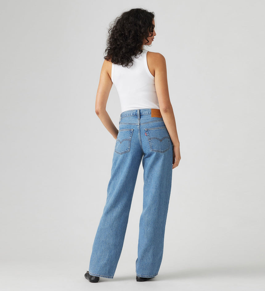 Levi's Women's Baggy Dad Jean - Own It Stone - Stencil