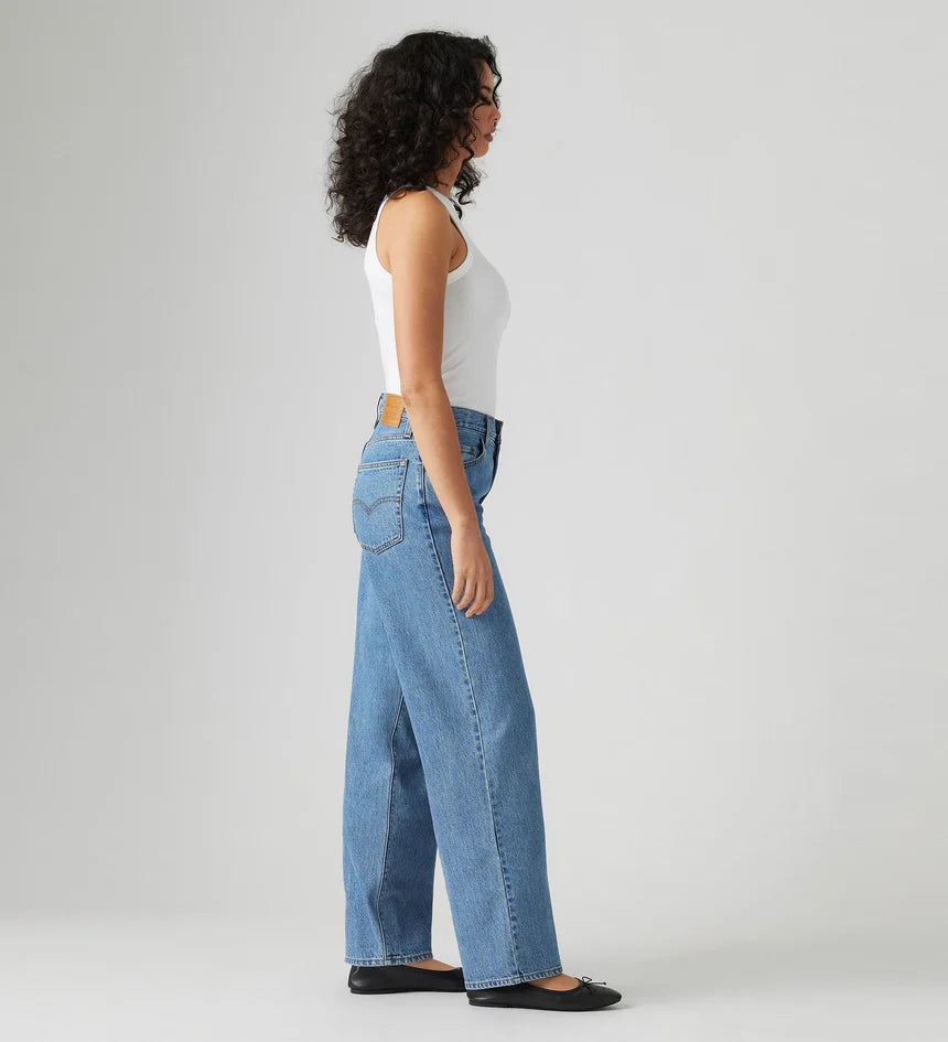 Levi's Women's Baggy Dad Jean - Own It Stone - Stencil