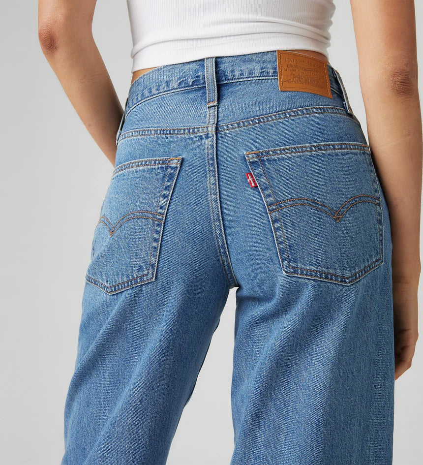Levi's Women's Baggy Dad Jean - Own It Stone - Stencil