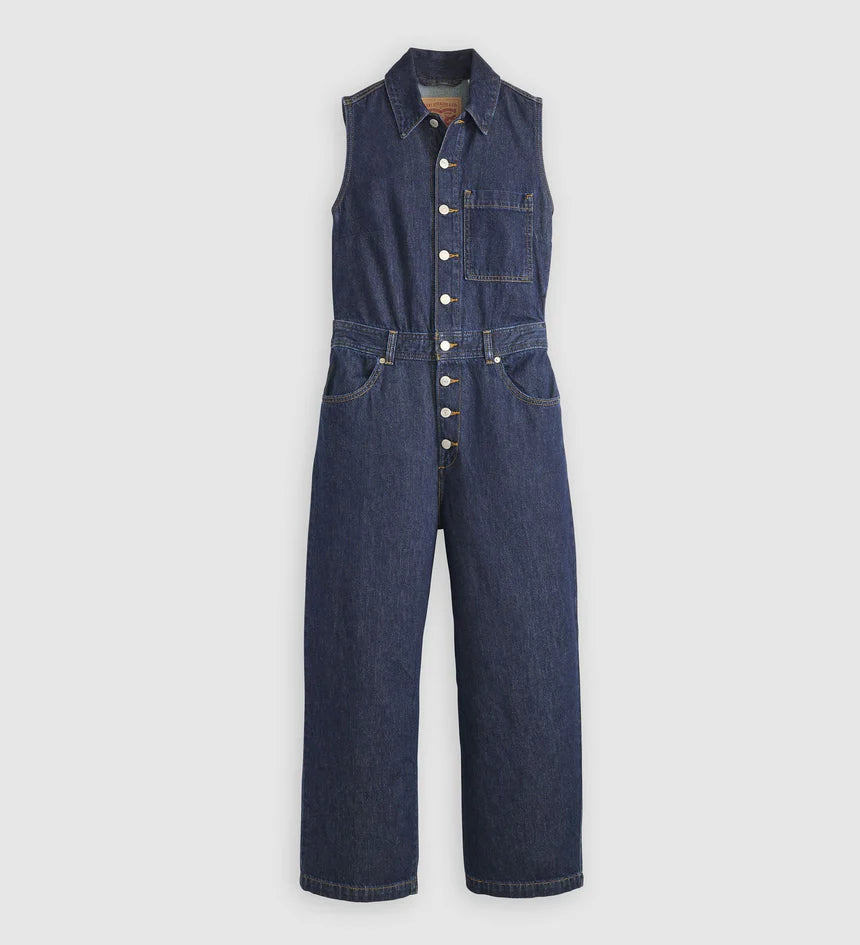 Levi's Women's Sleeveless Jumpsuit - Reign of the Rinse