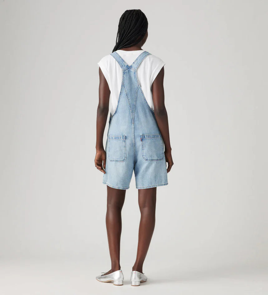Levi's Women's Utility Shortalls  - Summer Job - Stencil