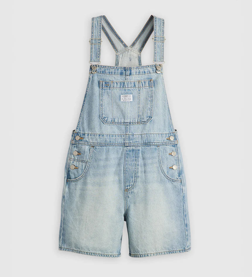 Levi's Women's Utility Shortalls  - Summer Job - Stencil