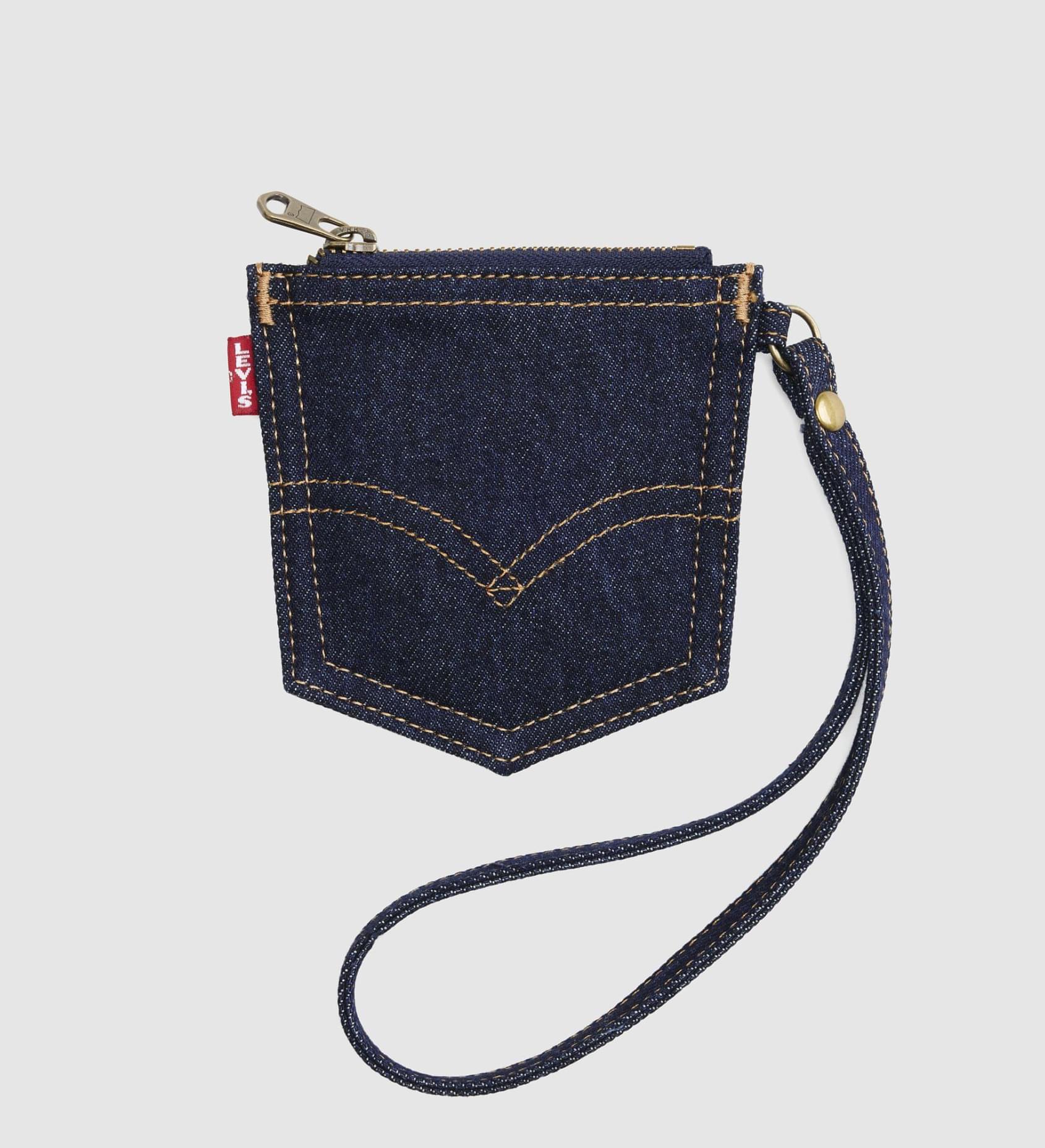 Levi's Back Pocket Pouch - Ocean Indigo Wash - Stencil