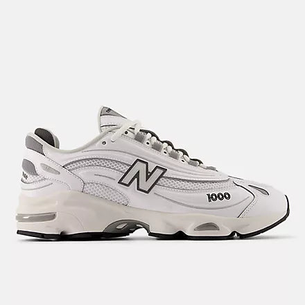New Balance 1000 - White with Grey Matter & Slate Grey