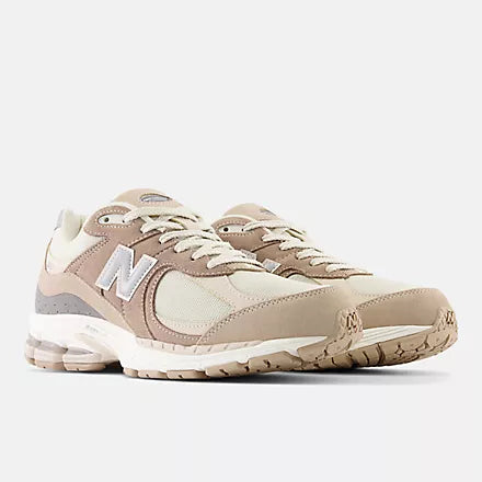 New Balance 2002R Driftwood with sandstone and moonbeam
