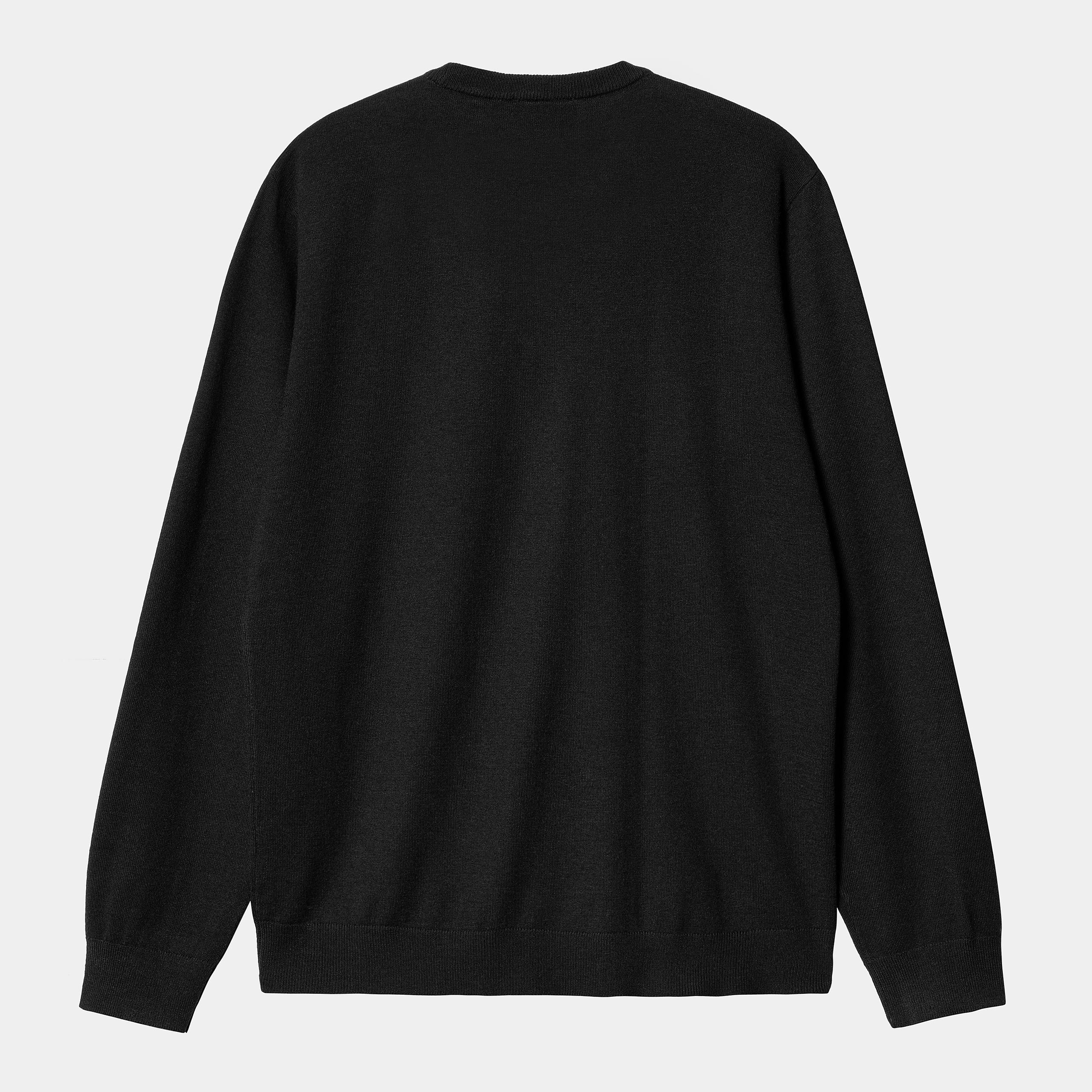 Carhartt Madison Sweater - Black / Wax - Stencil