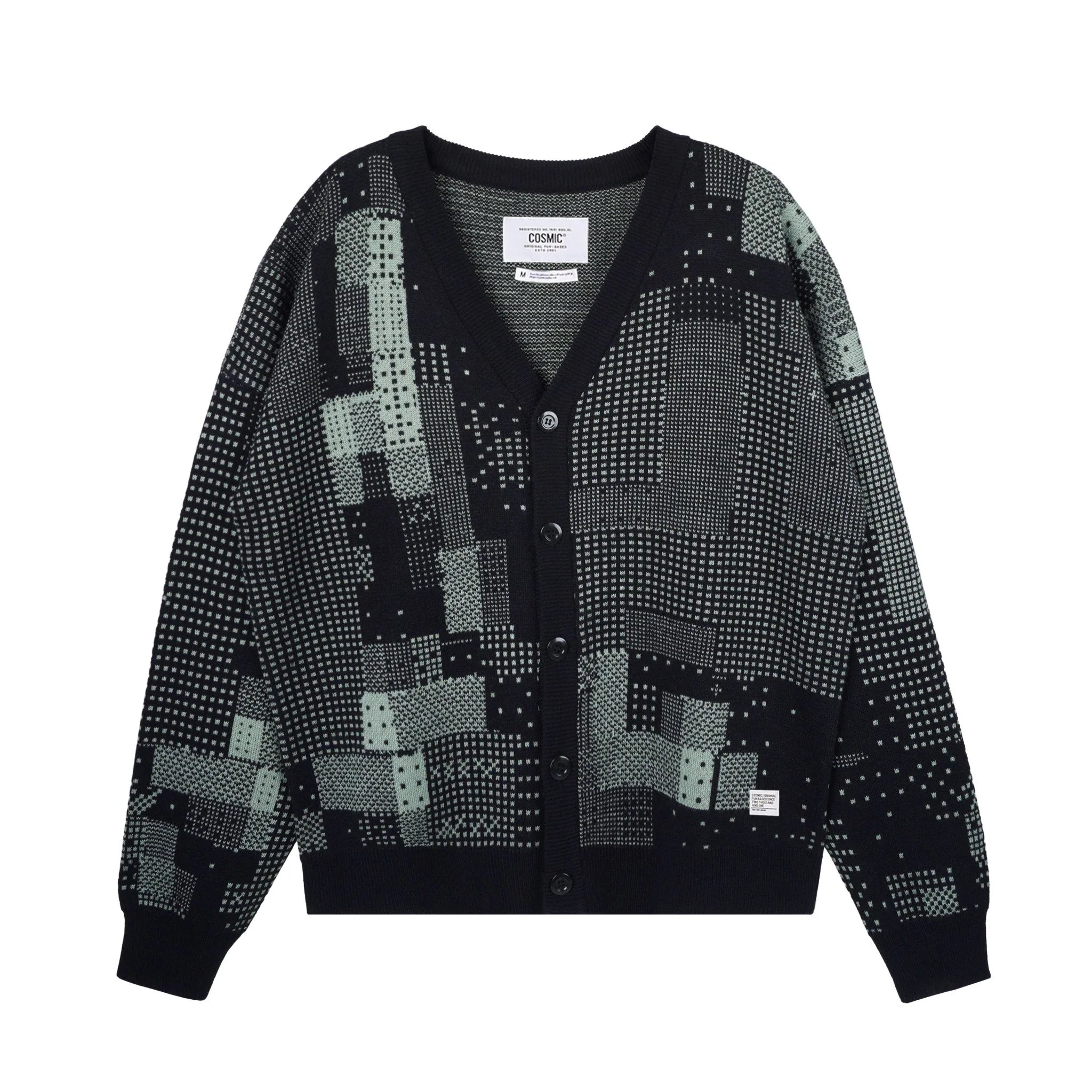 Cosmic Marcio Cardigan - Black - Stencil
