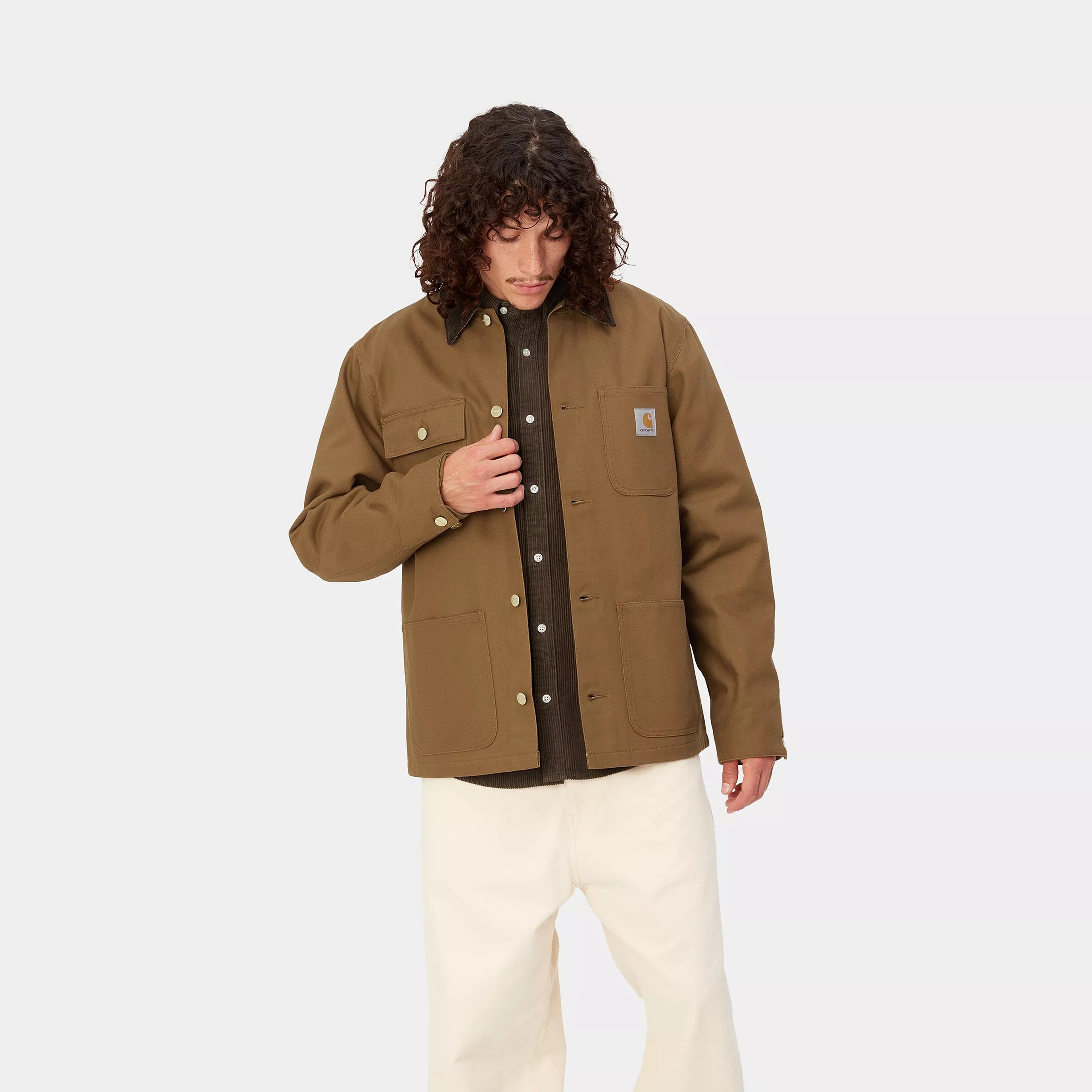 Carhartt Michigan Coat - Hamilton Brown / Tobacco Rigid Blanket Lined