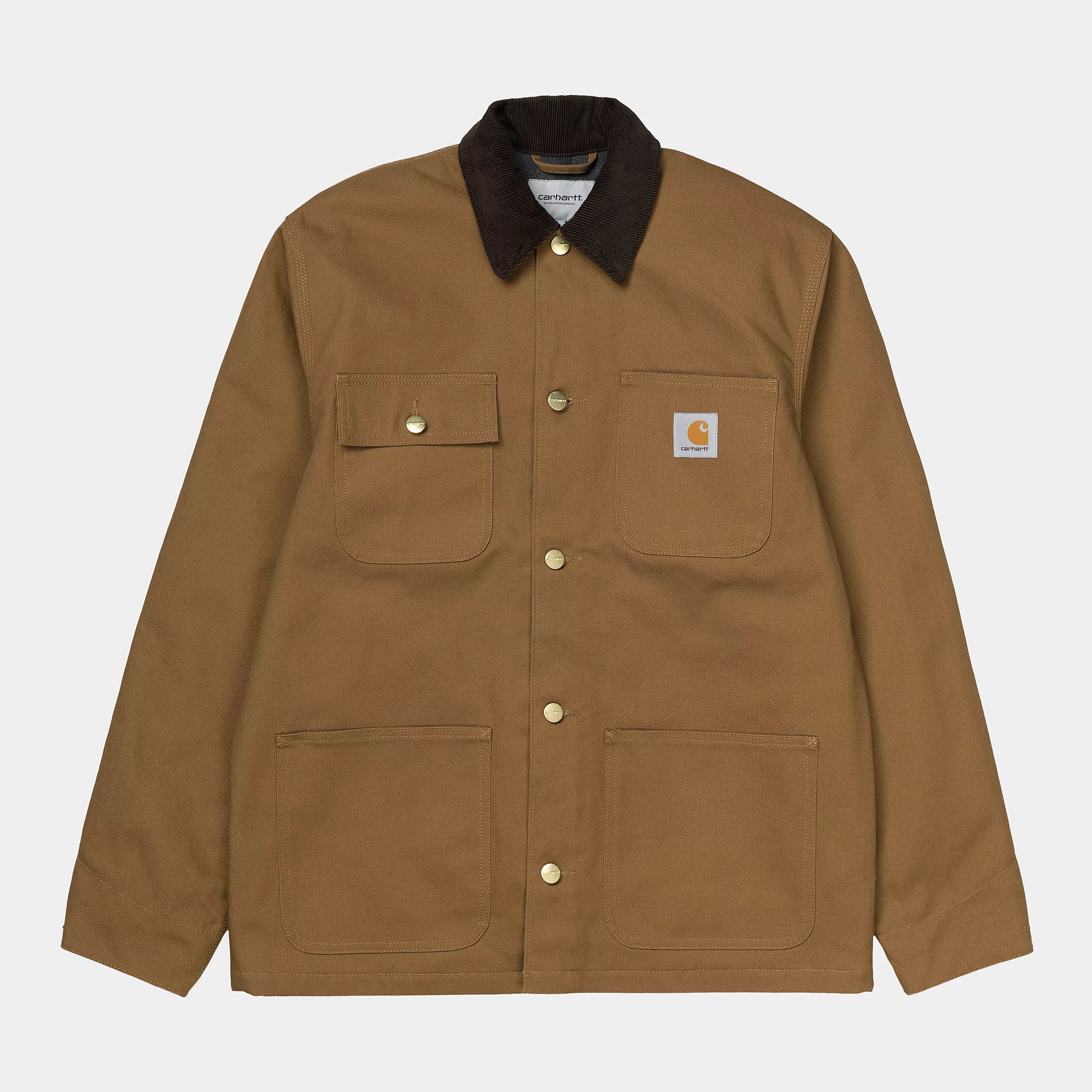 Carhartt Michigan Coat - Hamilton Brown / Tobacco Rigid Blanket Lined
