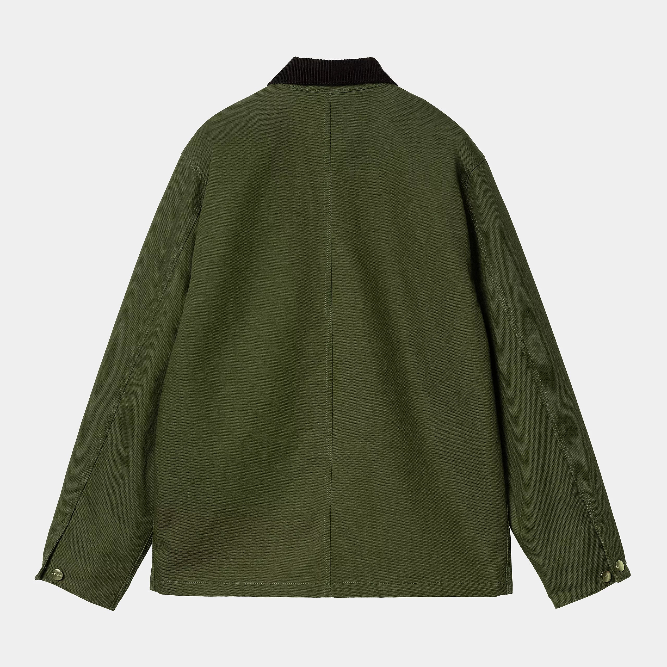Carhartt Michigan Coat - Tarragon / Black Rigid Blanket Lined - Stencil