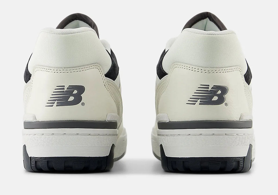 New Balance 550 Suede Toe - White / Black