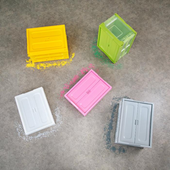 Packman Pack Foldable Storage Box - Burger Kit Box - Stencil