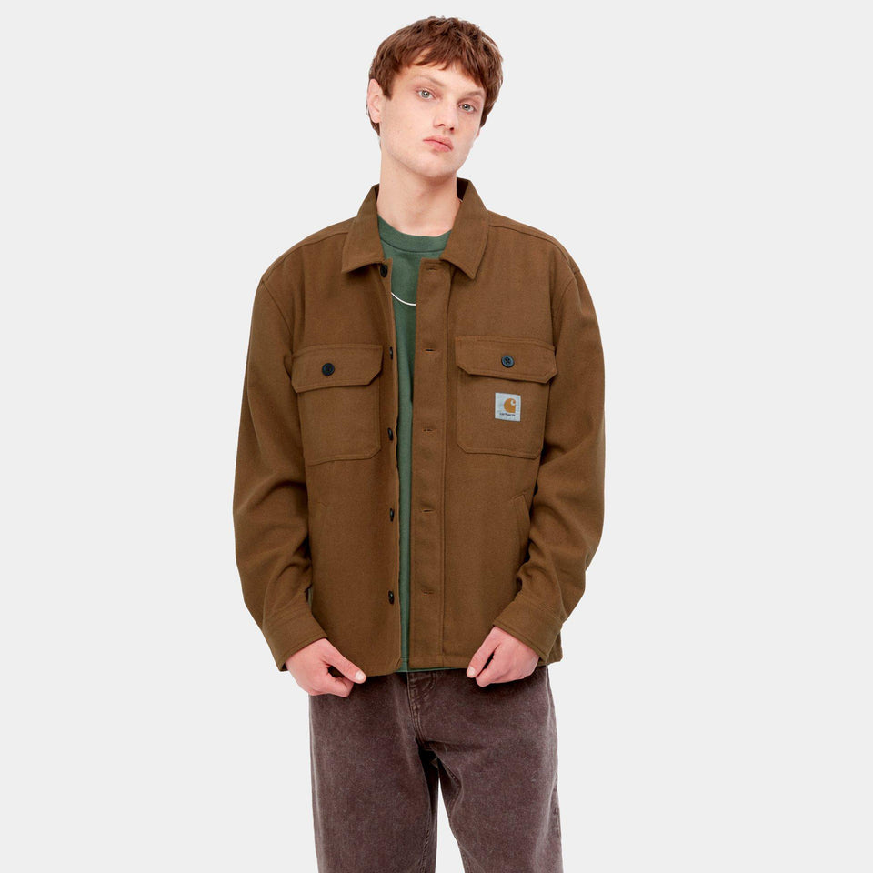 Carhartt Winston Shirt Jacket Hamilton Brown