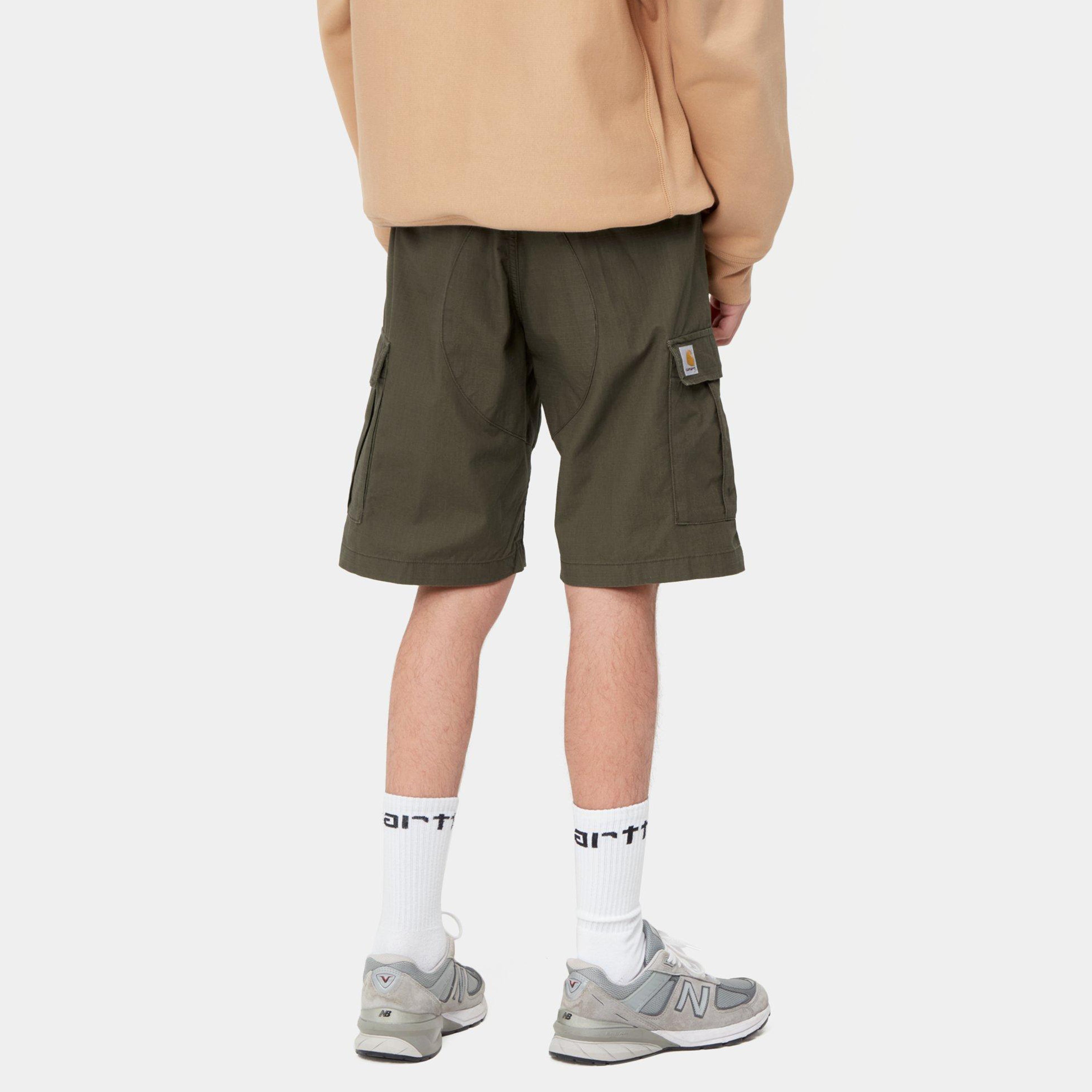 Carhartt Aviation Shorts - Cypress Rinsed - Stencil