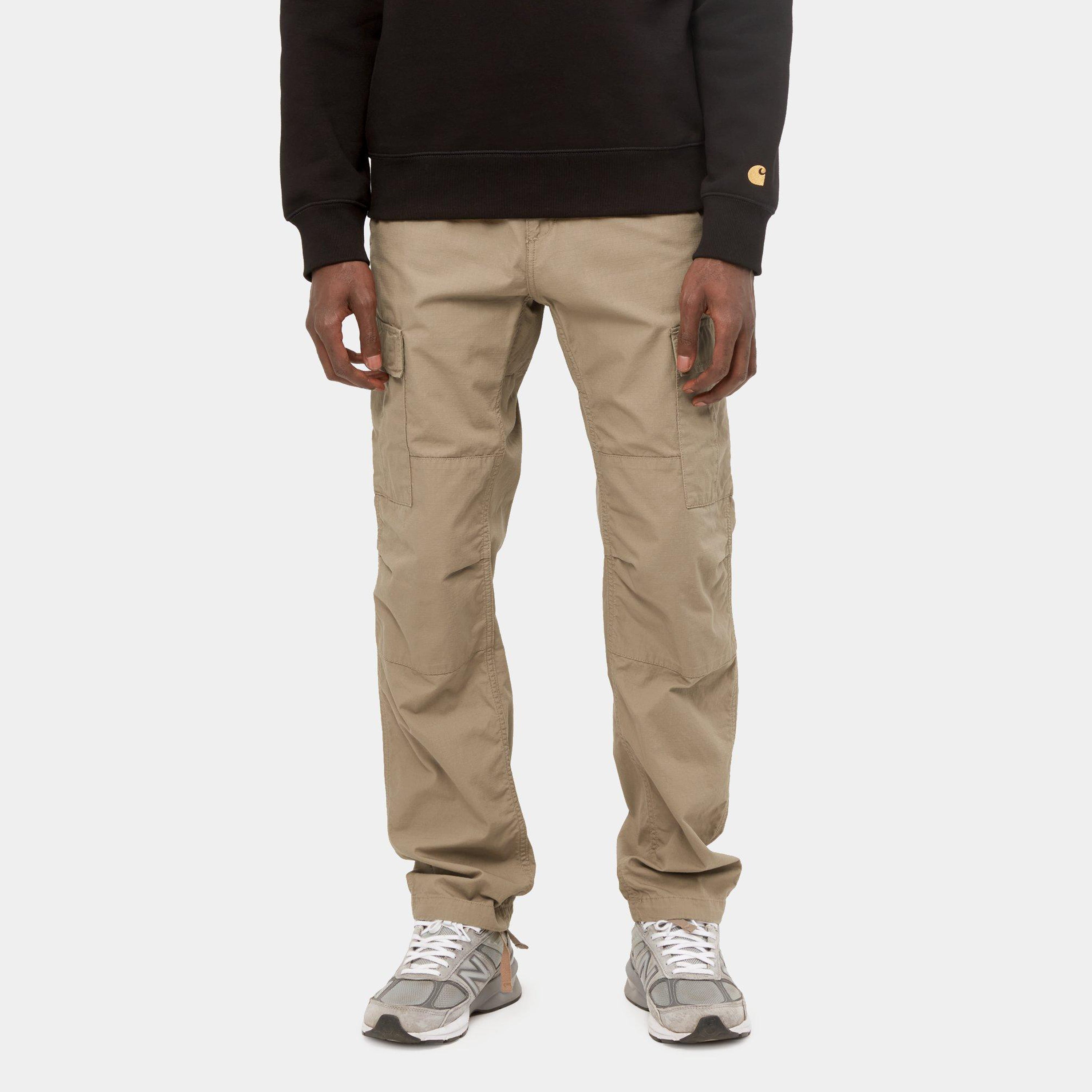 Carhartt Aviation Pants - Leather Rinsed (Columbia Ripstop) - Stencil