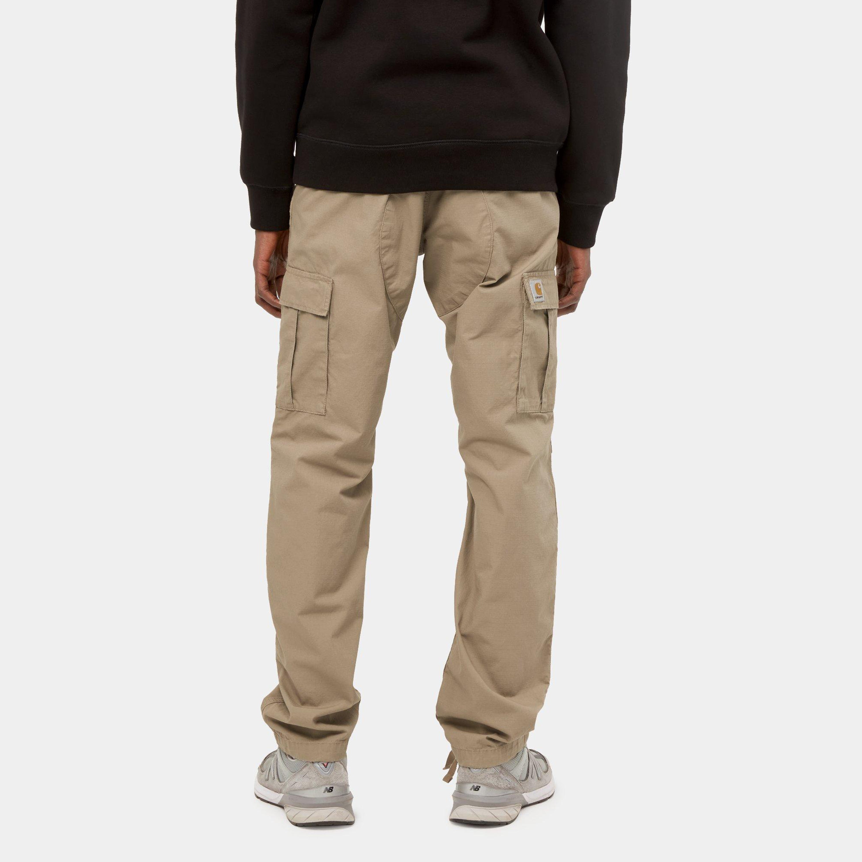 Carhartt Aviation Pants - Leather Rinsed (Columbia Ripstop) - Stencil