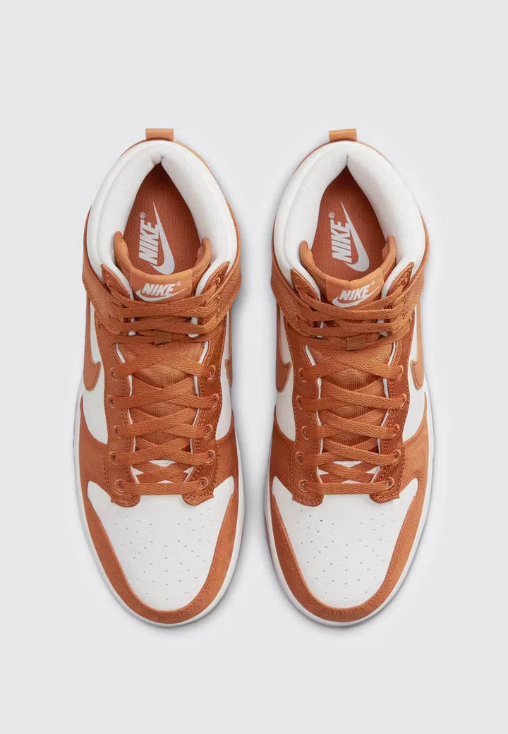 Nike Dunk Hi Retro SE - Monarch / Sail - Stencil