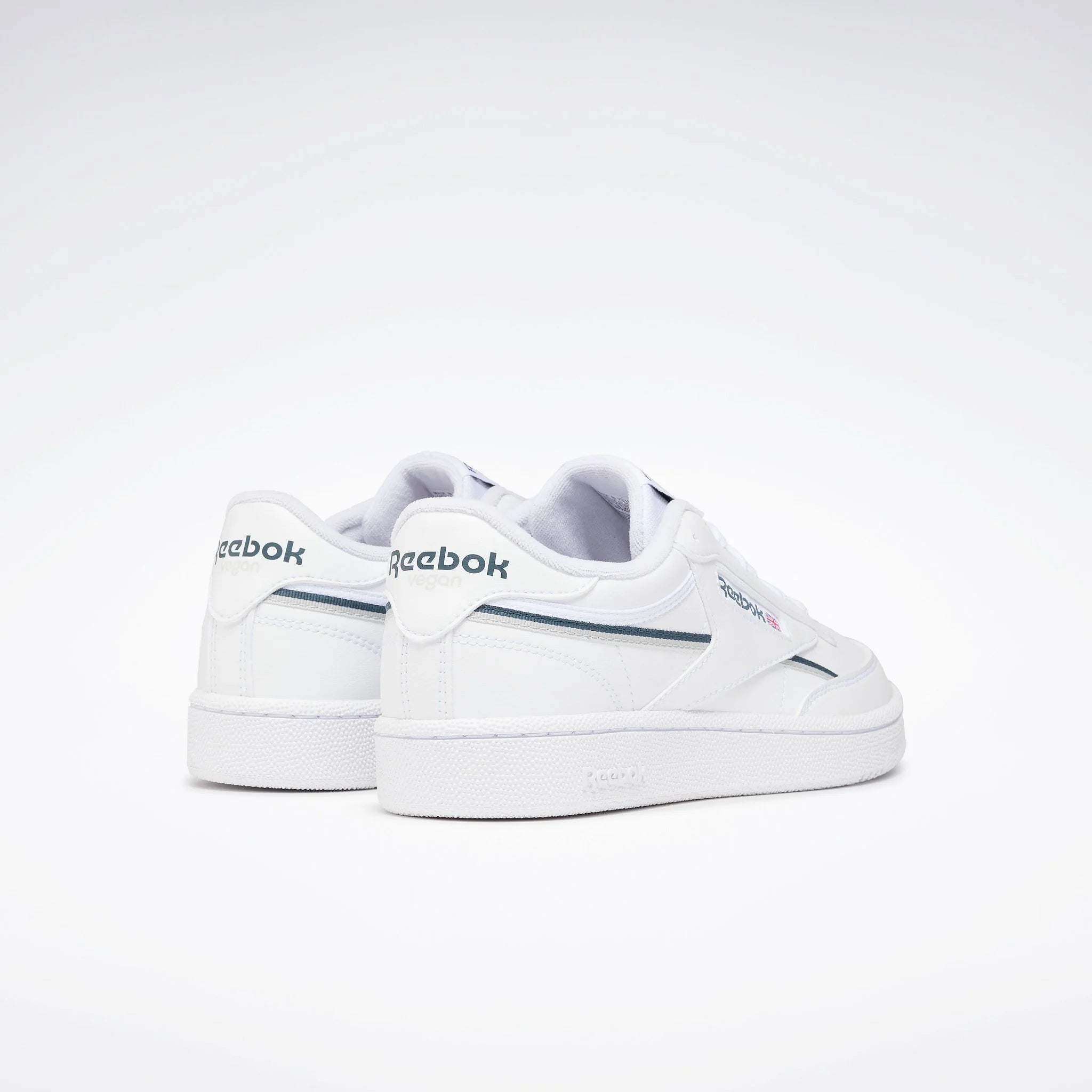 Reebok Club C Vegan White / Hoops  Blue / Steely Fog - Stencil
