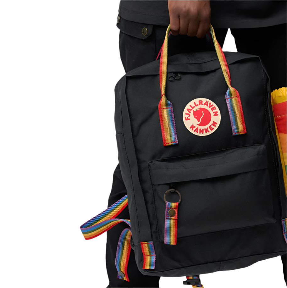 Fjallraven Kanken Keyring - Rainbow - Stencil