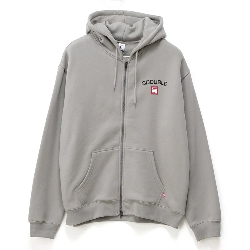 S-Double Cities Zip Thru Hood - Stone