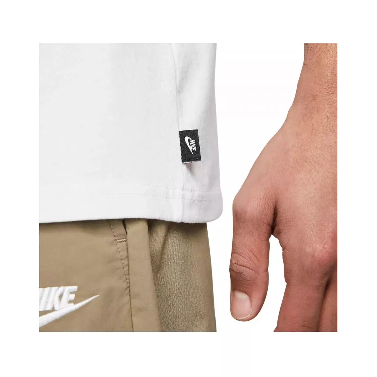 Nike NSW Premium Essential Sustainable Tee White - Stencil