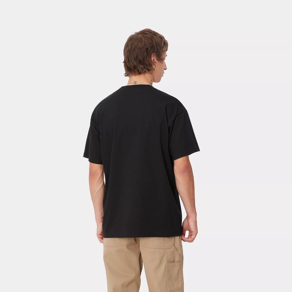 Carhartt S/S Heart Train Pocket T-Shirt - Black