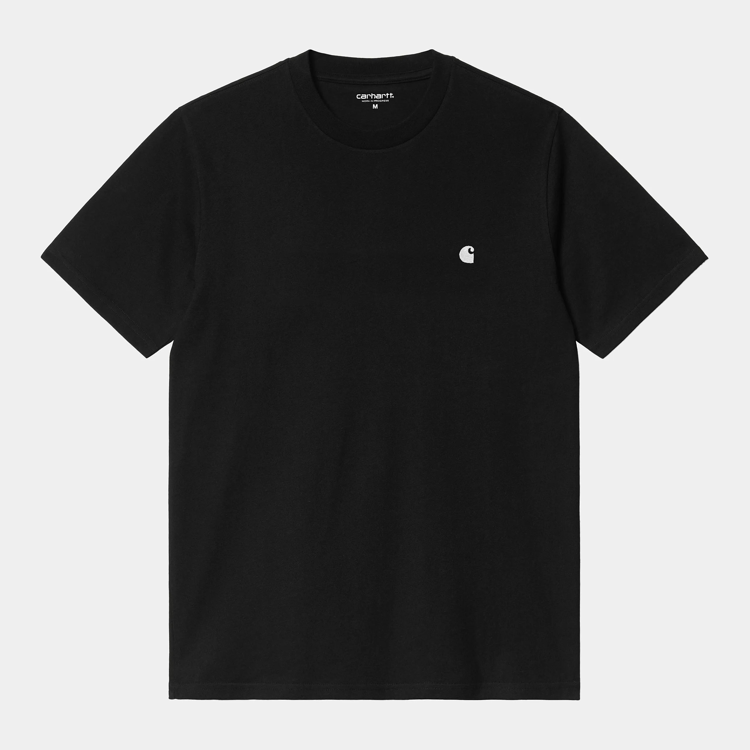 Carhartt S/S Madison T-Shirt - Black/White - Stencil