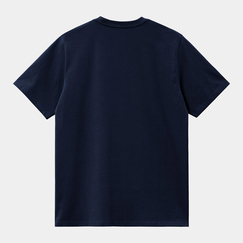 Carhartt S/S Madison T-Shirt -Dark Navy/White