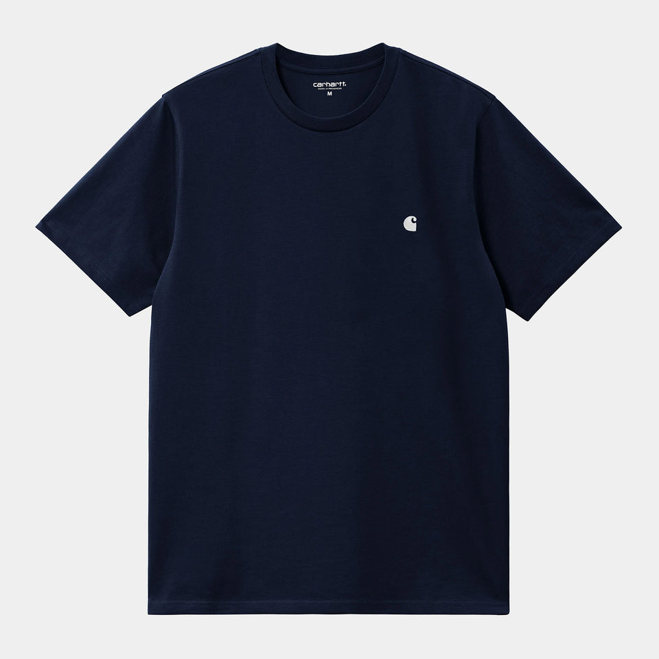 Carhartt S/S Madison T-Shirt -Dark Navy/White